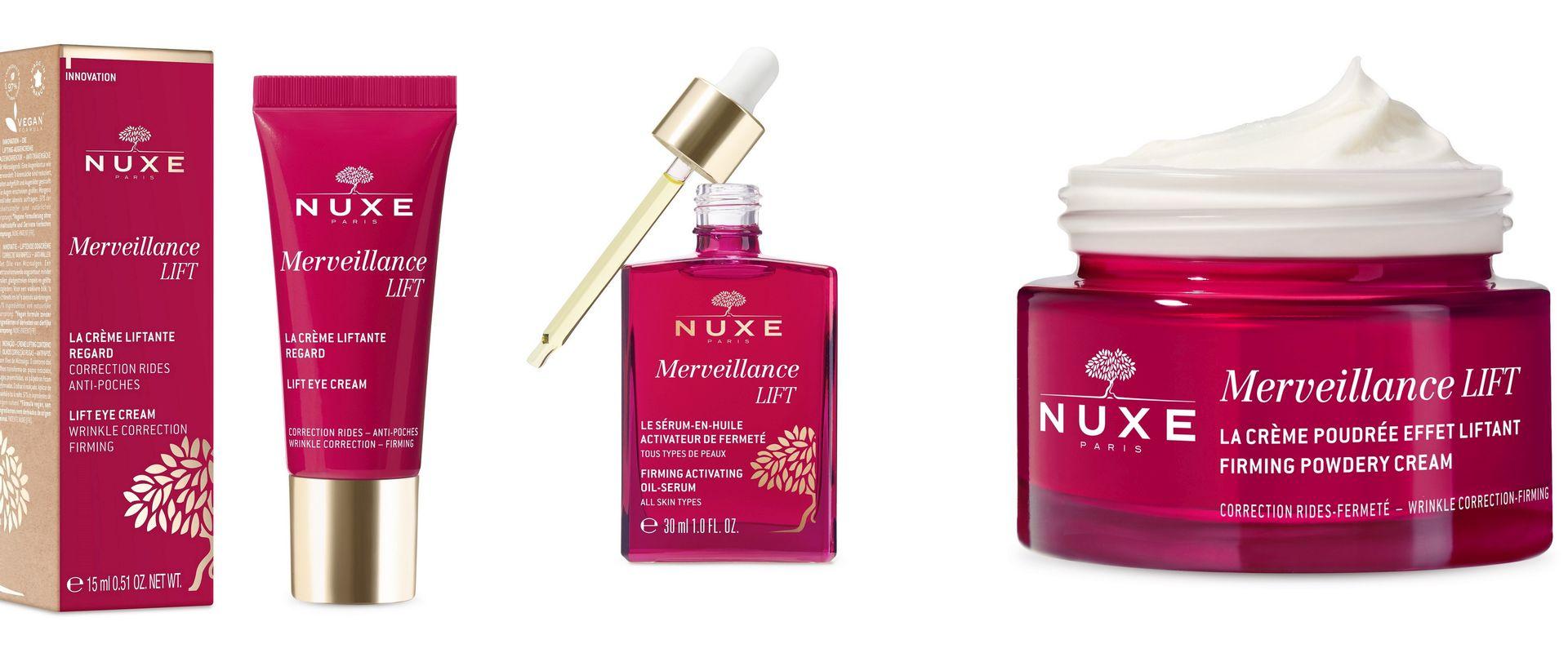 Nowe kosmetyki anti-aging od Nuxe - linia Merveillance Lift